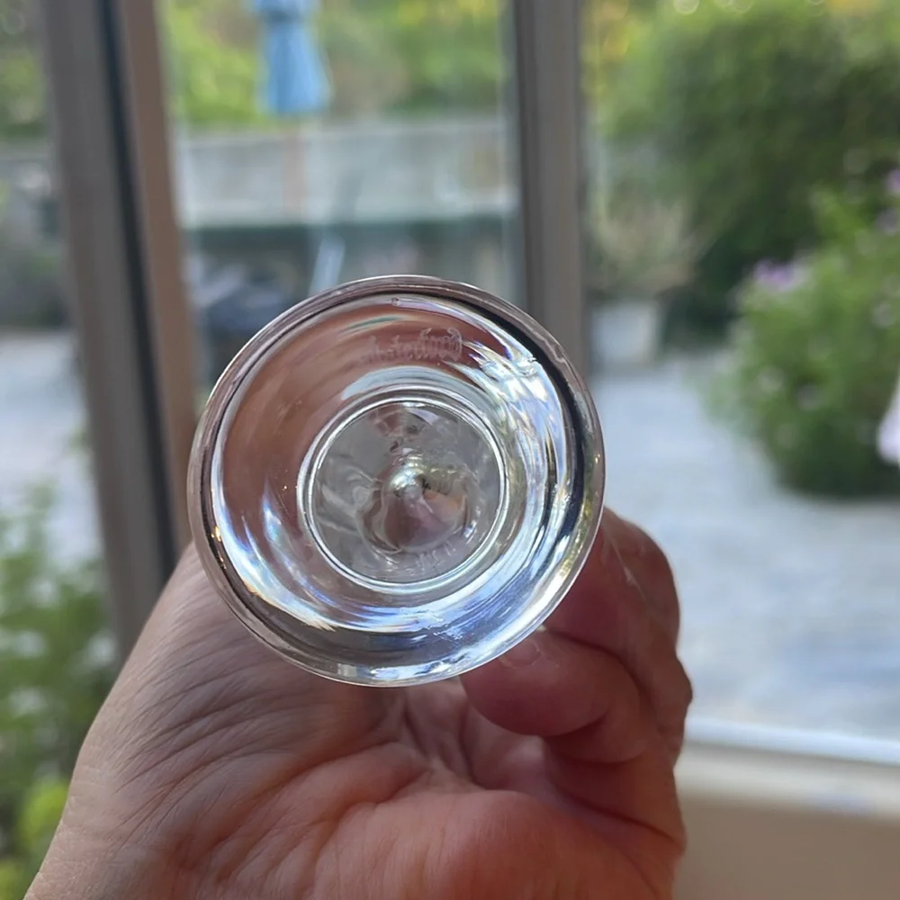 Elegant Vintage Clear Waterford  Crystal Vase 7”